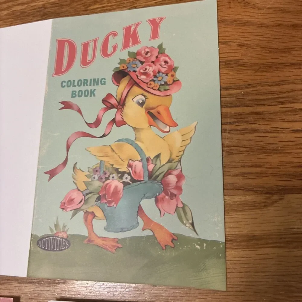 VINTAGE UNUSED 1950s Blank Flat Unfolded Note Cards Mid-Century Paper Ephemera